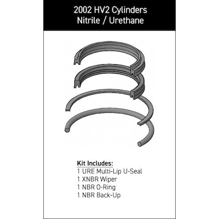 Miller - After Market Parts Hydraulic Cylinder Repair Kit- I-PK-N-N-10-3.250 HV2-KB600-325